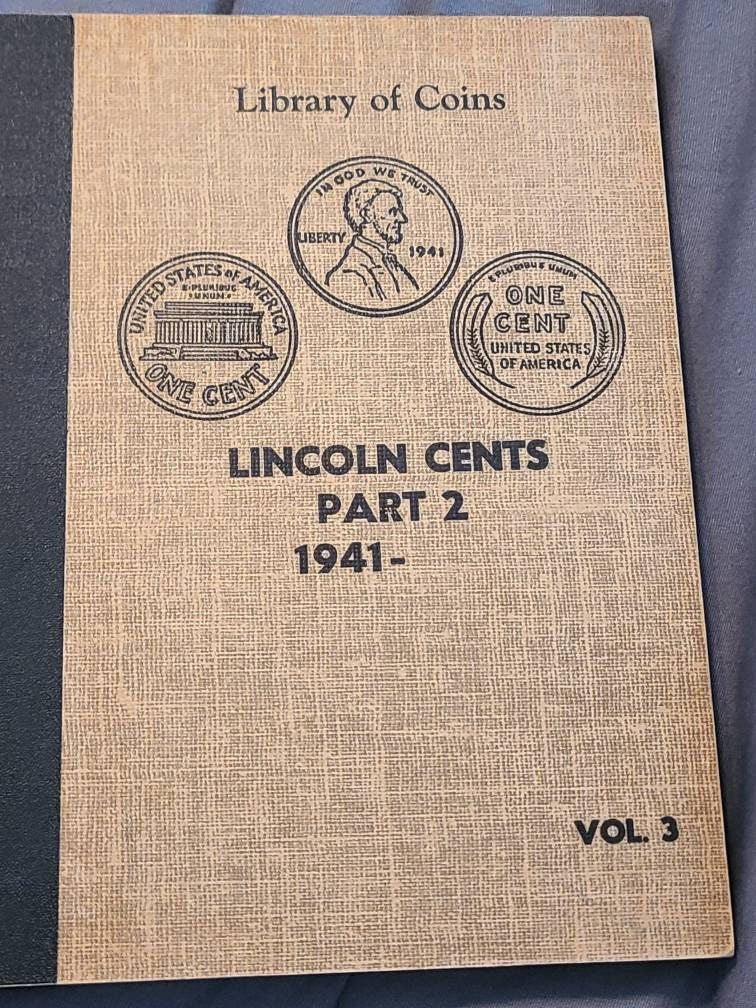 FULL Library of coins book circa 1958, wheat penny book, complete with steels and high grade coins!! Look!