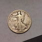 1917d reverse walking liberty half dollar, low mintage