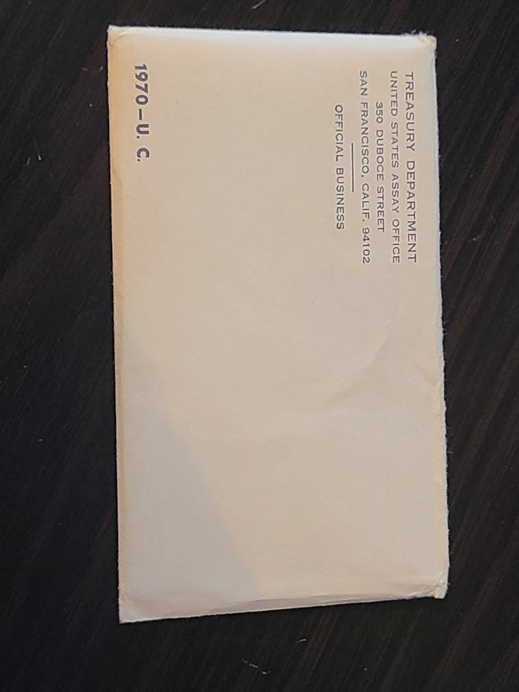 1970 united states mint sety,  super key date 1970d kennedy half dollar original government packaging