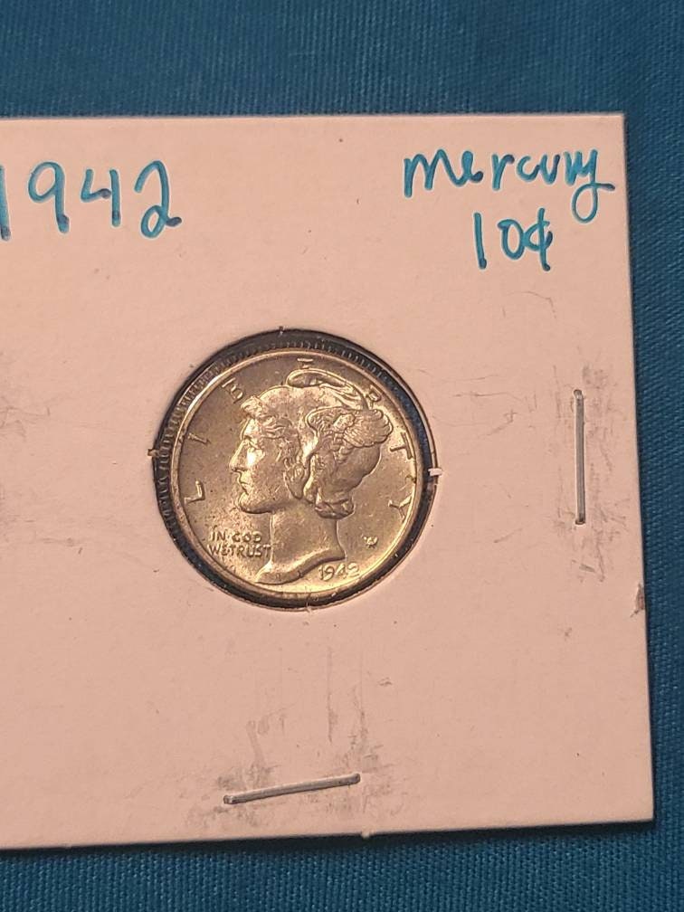 1940s beautiful uncirculated mercury silver dimes, pick your date, some with fsb and close to gem, 90 percent silver coins