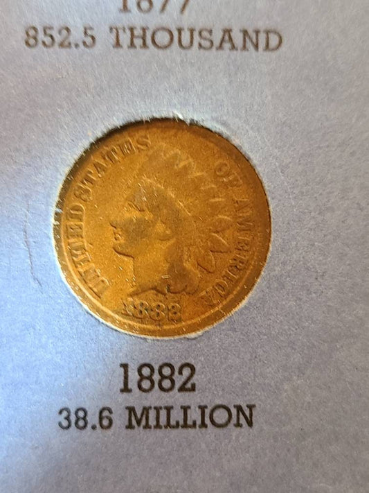 5 1800s date indian head penny set, you get 10 pre-1900s indian head cent coins, us coin collecting hobby
