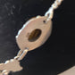 Large sterling silver, vintage women's tigers eye southwestern style necklace with lobster hook clasp. One of a kind!