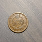 1865 semi key date indian cent, nice original, plain 5 variety, antique American coin