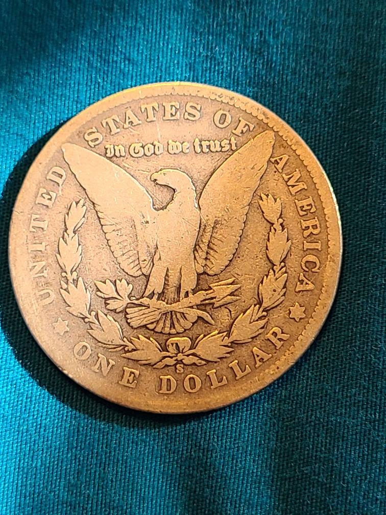 1901s morgan silver dollar, us coins, circulated 90 percent silver coin, rare date, gifts for him