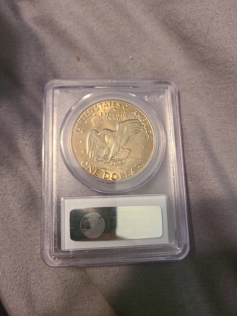 1978d ms64 pcgs Eisenhower dollar graded coin, vintage us coin collectors
