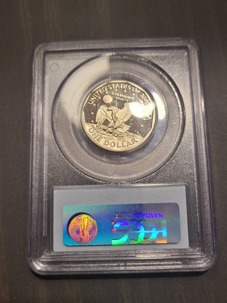 1999p Susan b anythony dollar coin, pcgs graded proof69 deep cameo ,nearly perfect vintage coin