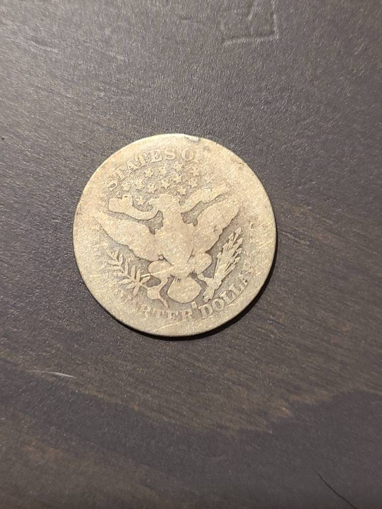 1893s barber silver quarter, antique higher us coin  very rare date American coin collecting