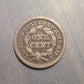 1848 American antique large cent coin, old coin collecting,  better date us coin