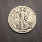 1923s walking liberty half dollar, rare date coin, vg+