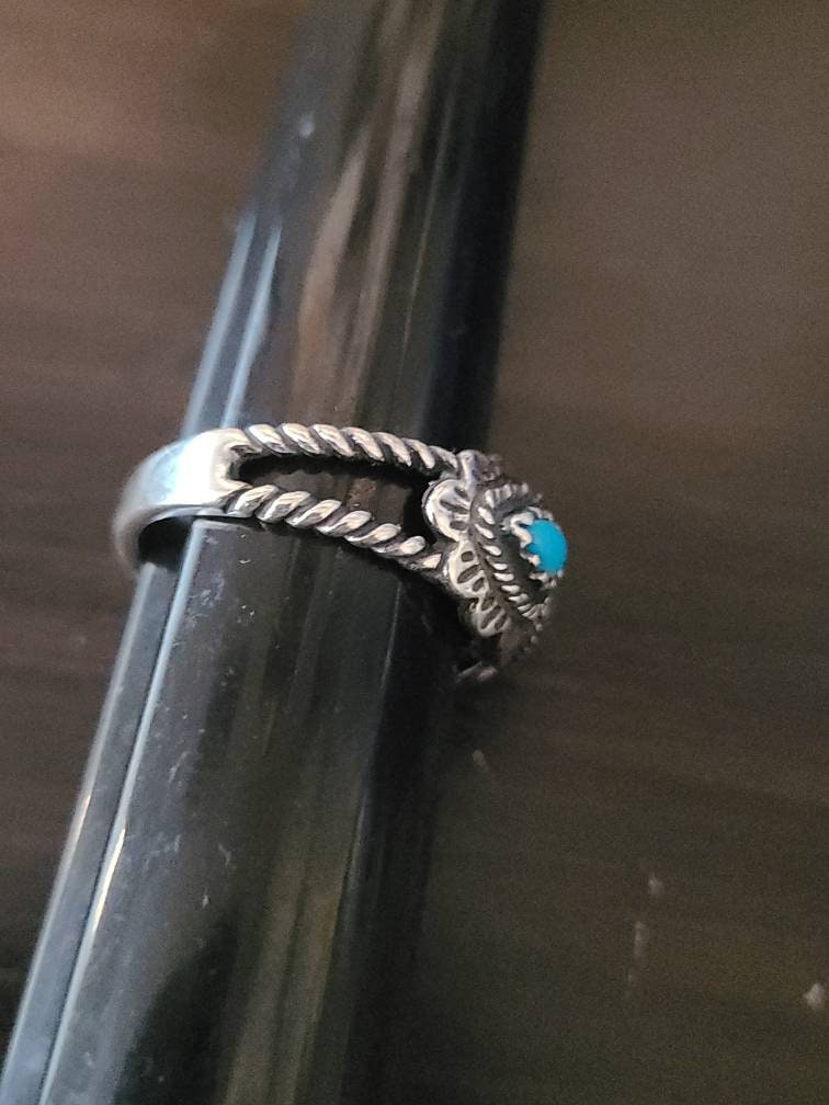 Sterling silver, handmade southwestern style, statement ring free shipping size 9, gifts for her 7 with turquoise gemstones