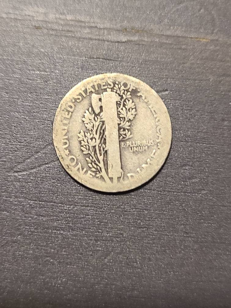 1916s first year mercury dime silver coin 90 percent silver coin first year of issue, gifts for the coin colletcor, holiday gift for him