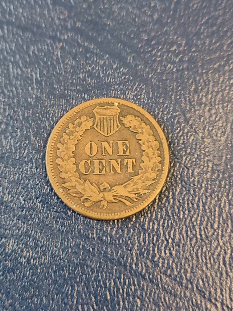 Indian Head Penny,  1800s better date copper antique American coin collecting,  gifts for him holiday gift 2022, old rare money