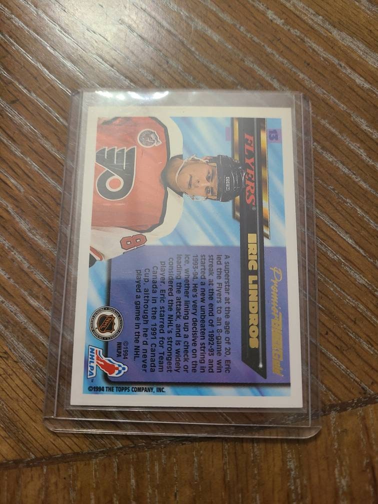 1994 Eric lindros philadelphia flyers NHL hockey card