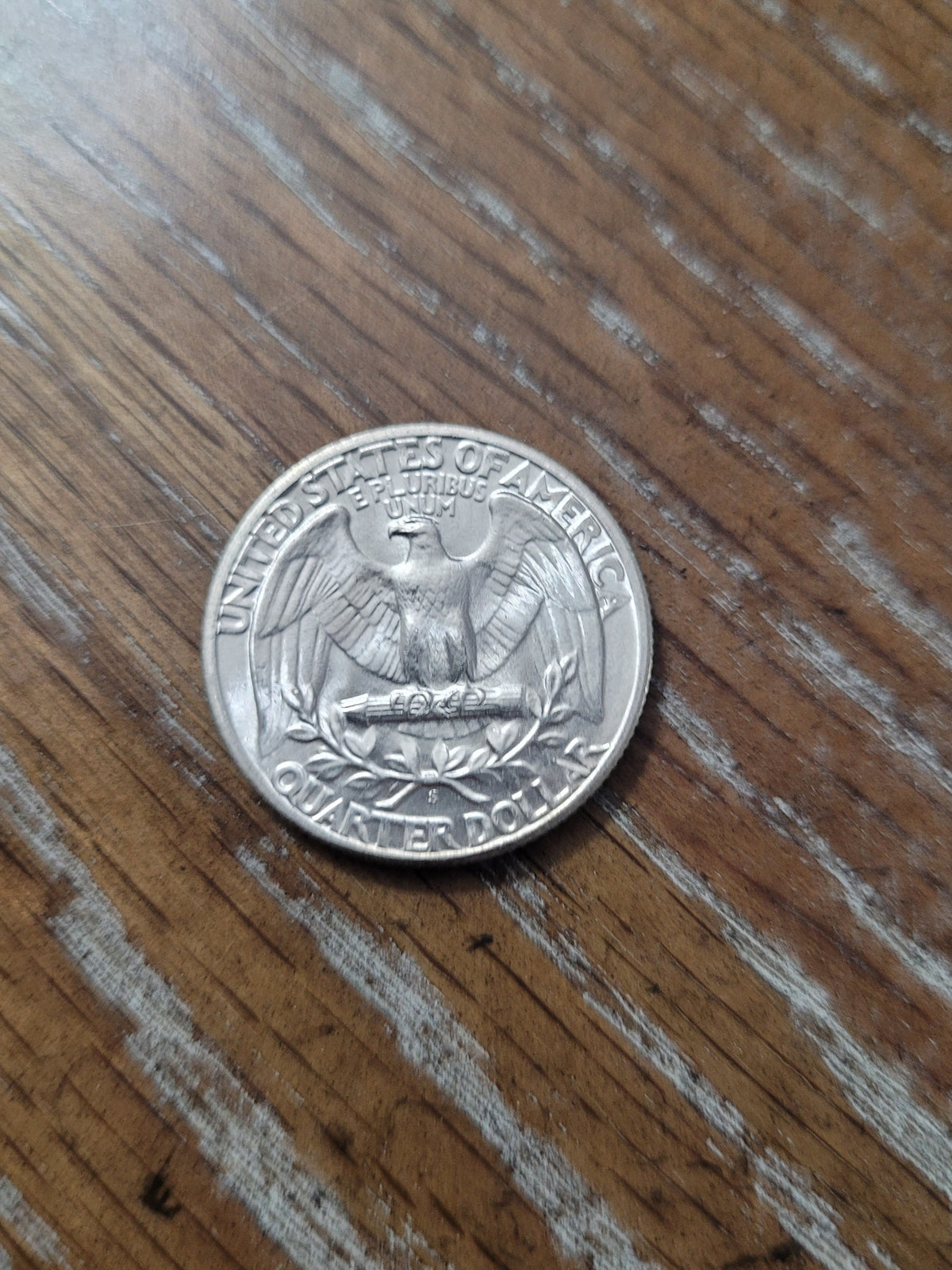 1944s rare  beautiful uncirculated silver Washington quarter, 90 percent us rare old coin