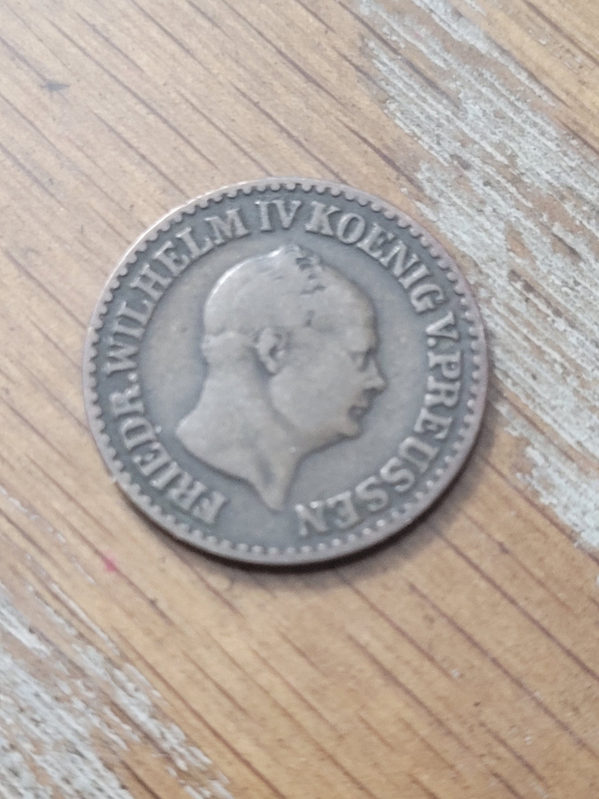 1858b German states 1 silver grossen  silver coin beautiful 1800s coin