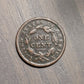 1838 better date American large cent, variety unchecked great details old penny