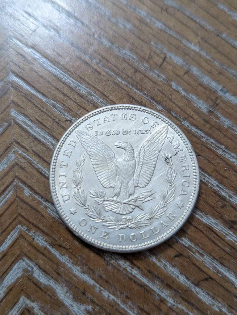 1898 morgan silver dollar almost uncirculated silver coin stunner! High grade antique us coins