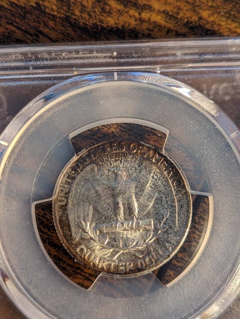 1952 silver graded quarters, pcgs ms65 with great toning, great collectors set