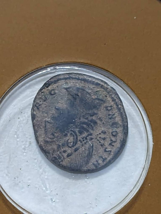 2000 year old ancient Roman coin, holy roman empire collectible coin, authentic biblical times coin, in stamp and coin collecting set