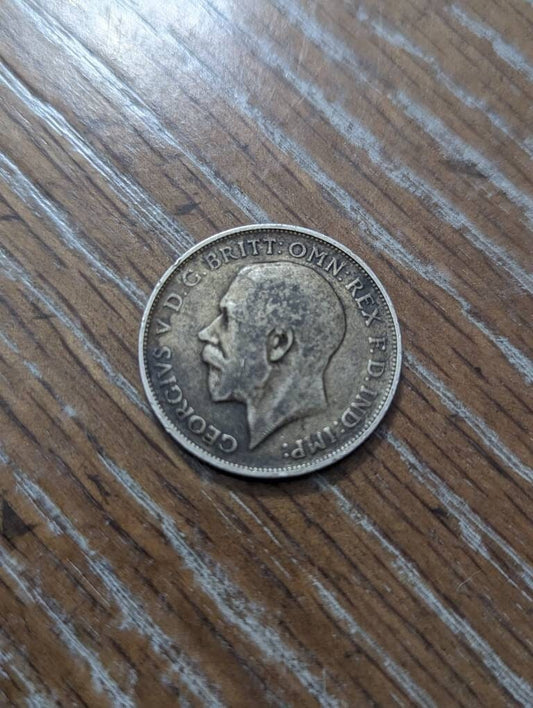 1920 florins silver UK English coin, silver coins, gifts for him king George antique coin collecting