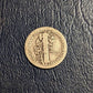 1921d mercury dime, semi key date coin, rare nice condition antique American coin