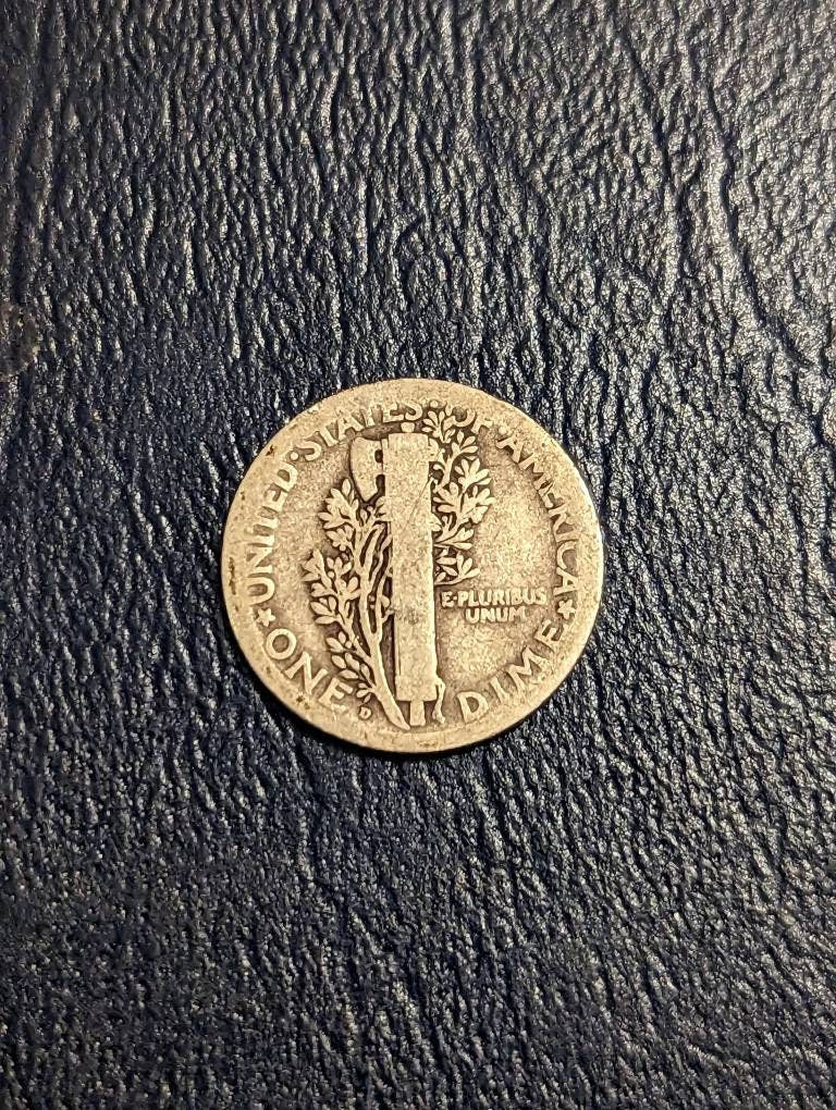 1921d mercury dime, semi key date coin, rare nice condition antique American coin