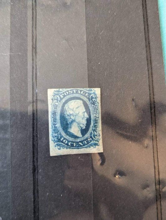 1863 confederate stamp stamp