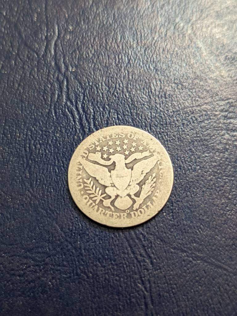 1897o key date barber quarter, rare very low mintage new Orleans silver coin collecting
