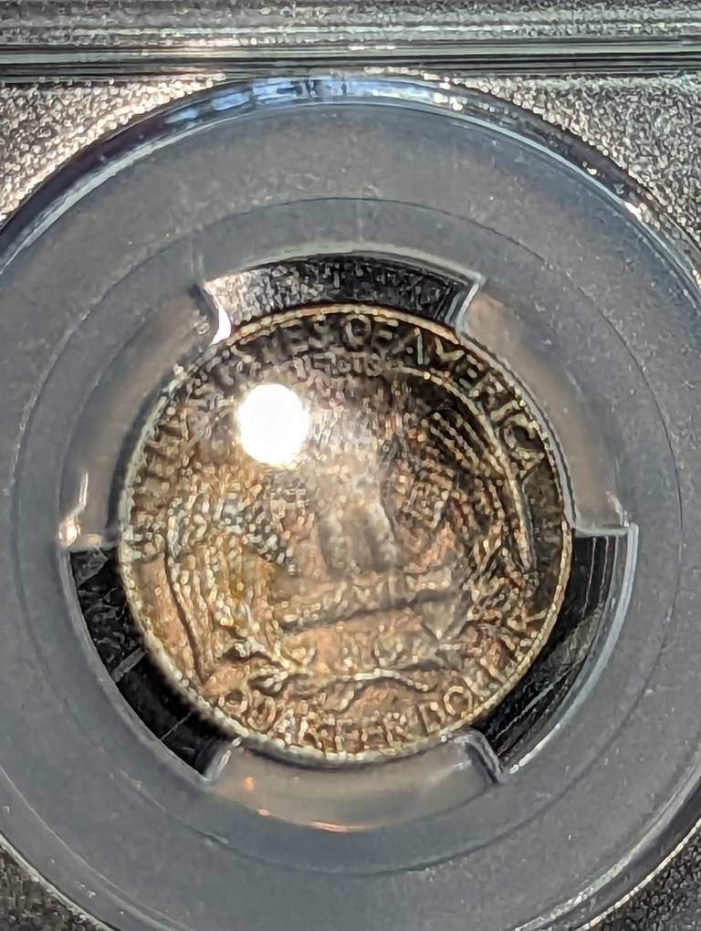 1952 silver graded quarters, pcgs ms66 with great toning, great collectors set